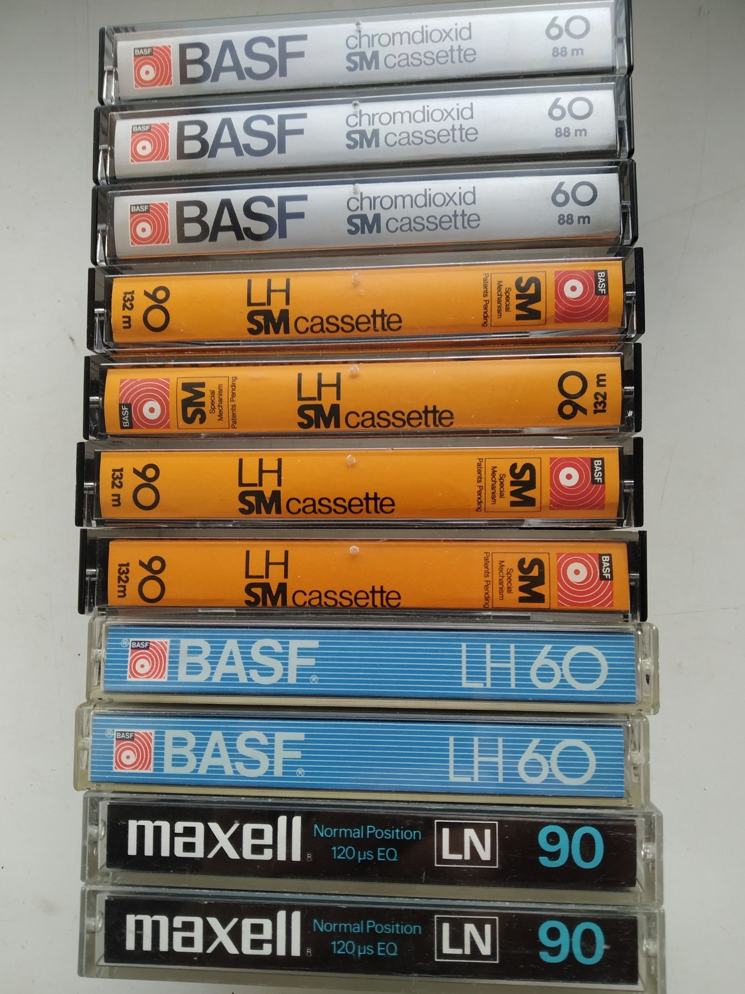 Аудио кассеты basf maxell agfa