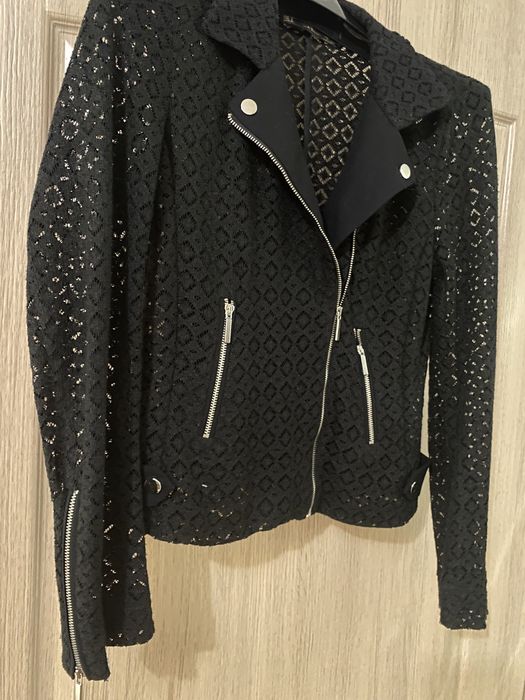 Куртка  косуха  гепюр Zara S