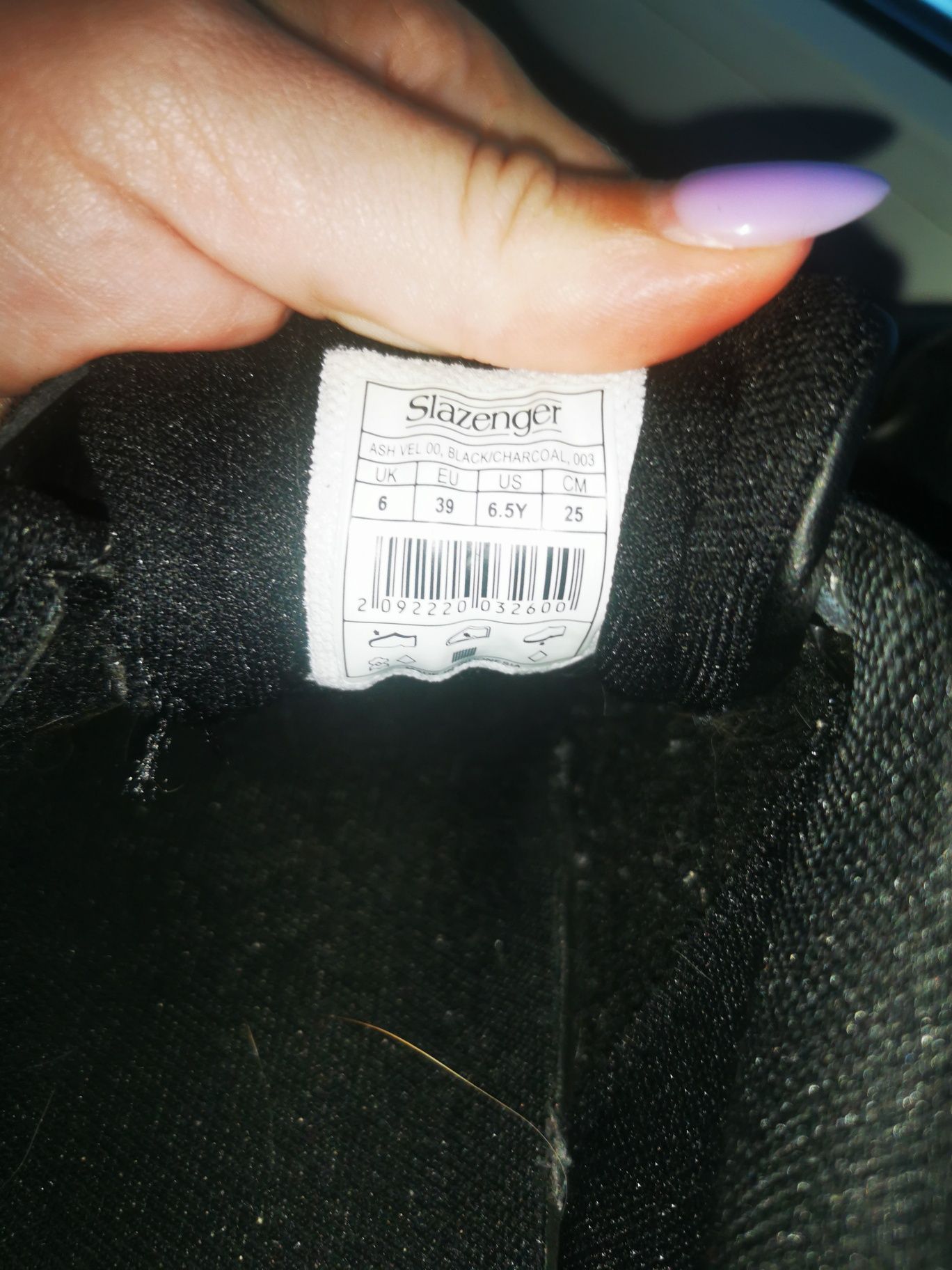 Кросcівки Slazenger Ash Strap Trainers. 39 p. Нат. шкіра