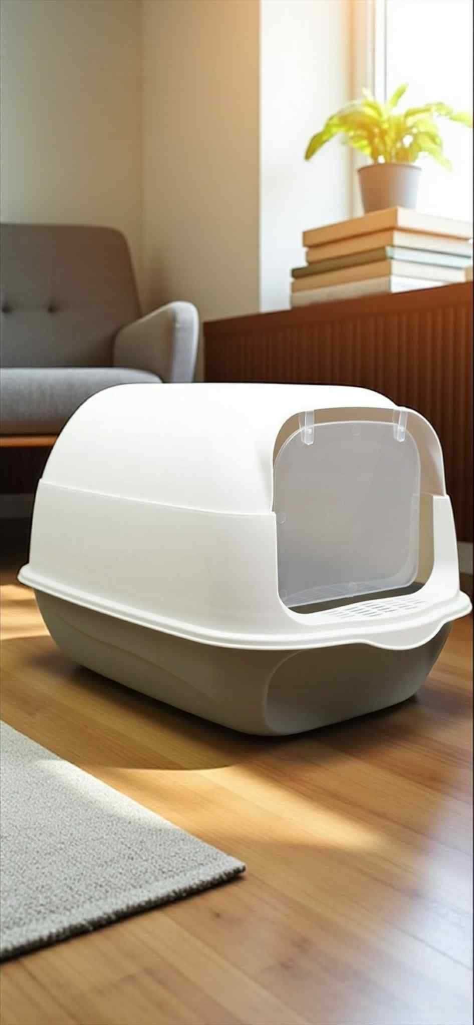 Kuweta kryta 50×35×33 cm – idealna dla dużych kotów