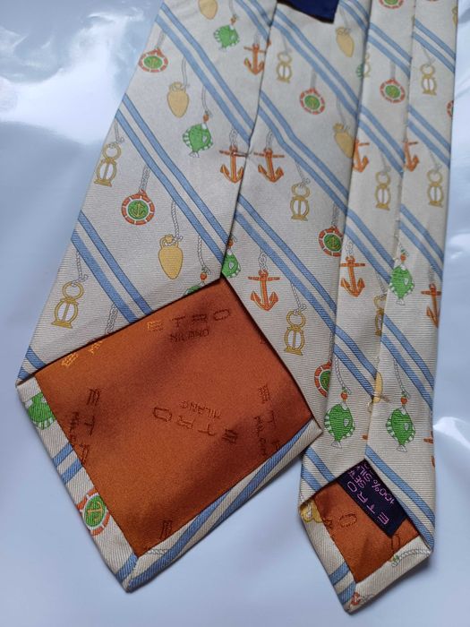 Etro Milano jedwabny krawat