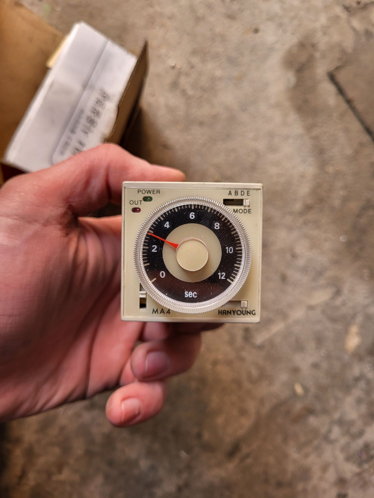 Реле часу Hanyoung MA4 100-240V Omron до 300год КОРЕЯ