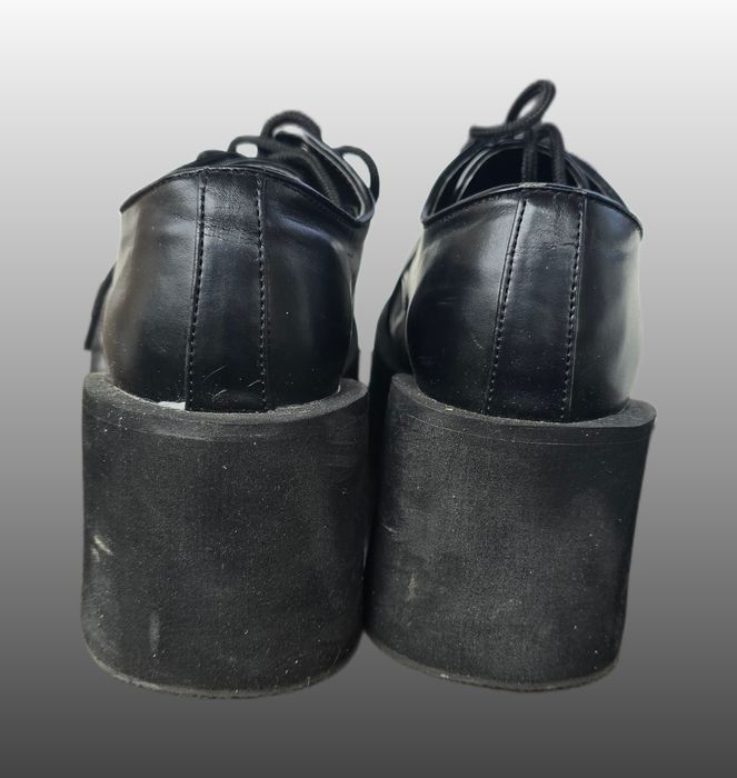 Buty platformy Demonia czarne w stylu clown vegan 38 39