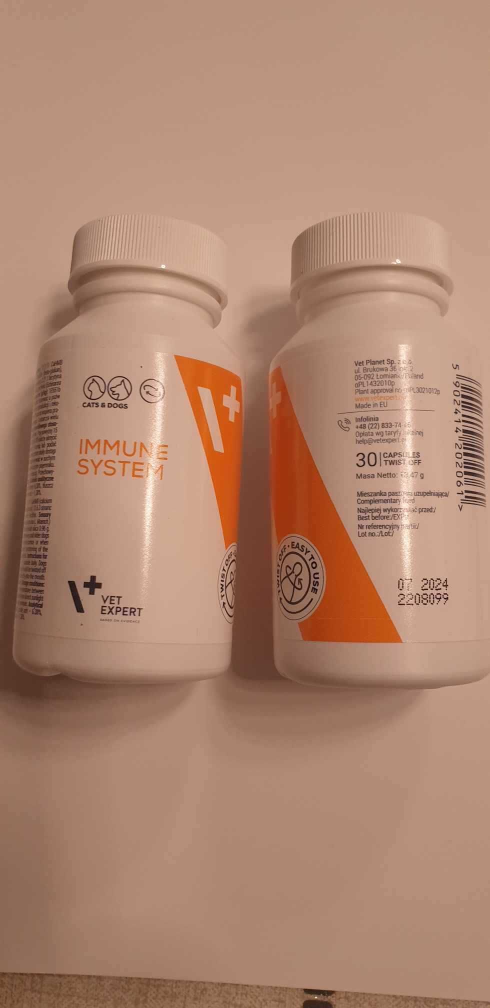 Promocja VetExpert Immune System 2 x 30kap wspomagający odporność psów