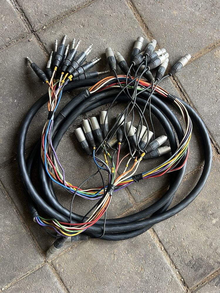 Cabo jack XLR neutrik 12 vias