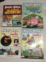Zestaw czterech książek Angry Birds, komiksy