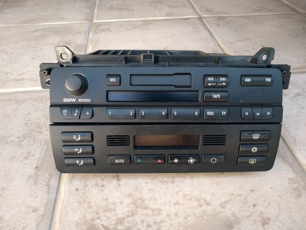 Radiomagnetofon + panel klimatyzacji BMW E46