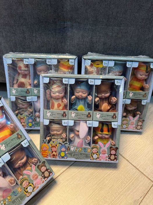 Неймовірно милі міні ляльки (набір 6 шт). Чудовий новорічний подарунок