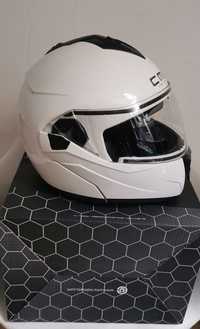 Capacete Modular Branco - CMS