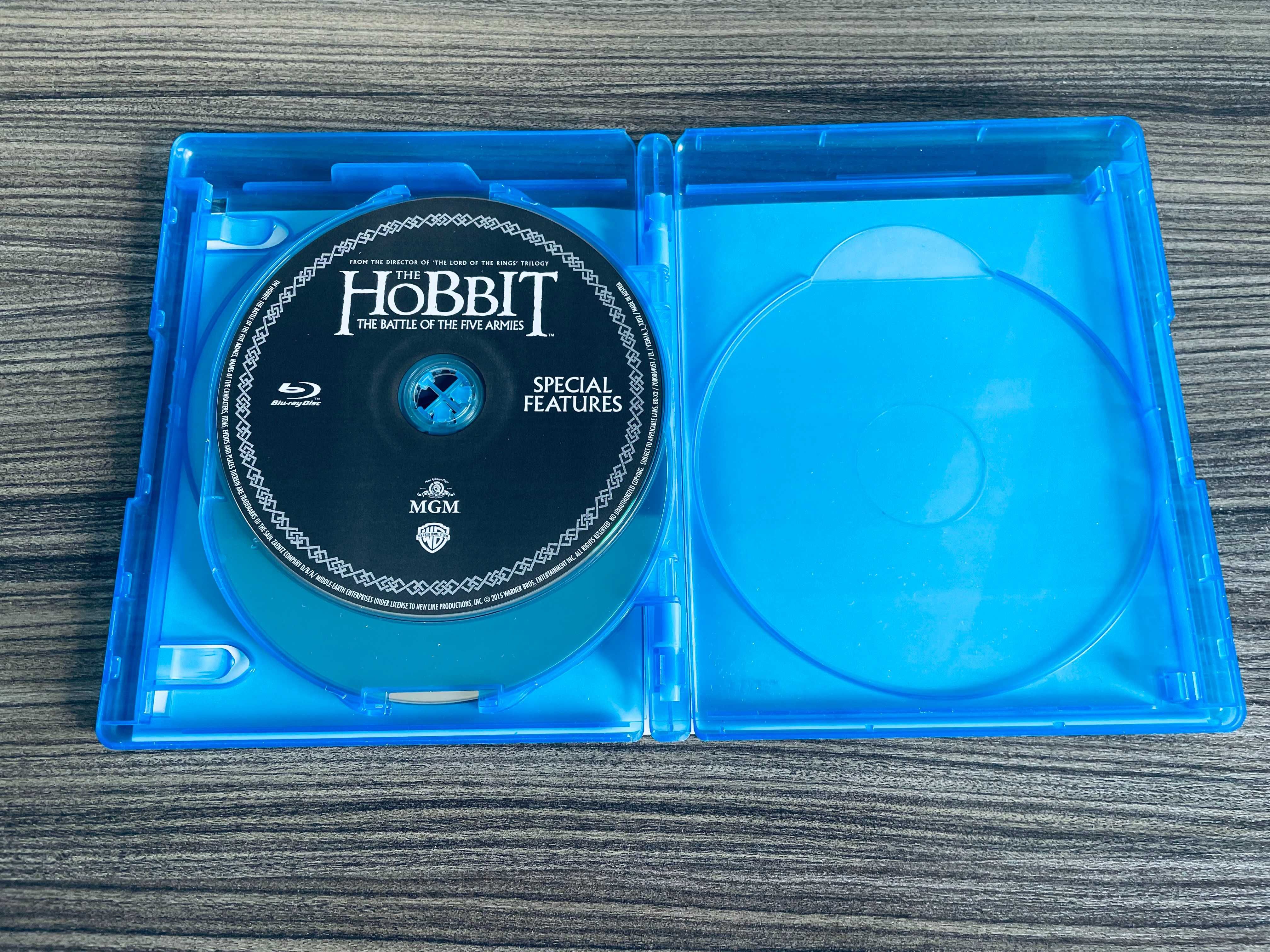 Hobbit - Bitwa Pięciu Armii 2D + 3D Bluray - polski dubbing (4 płyty)