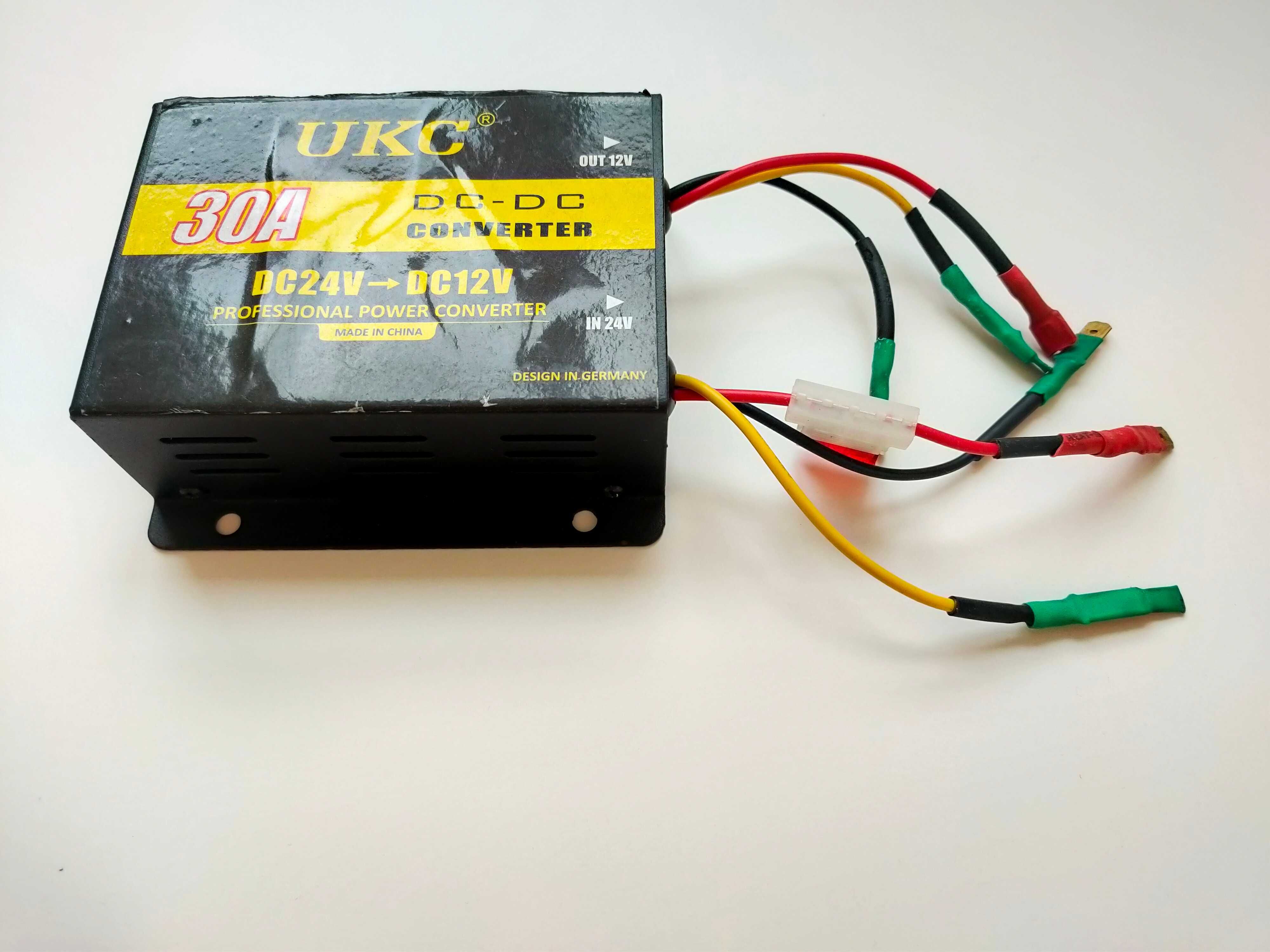Інвертор, перетворювач UKC DC/DC 24v-12v 30 A