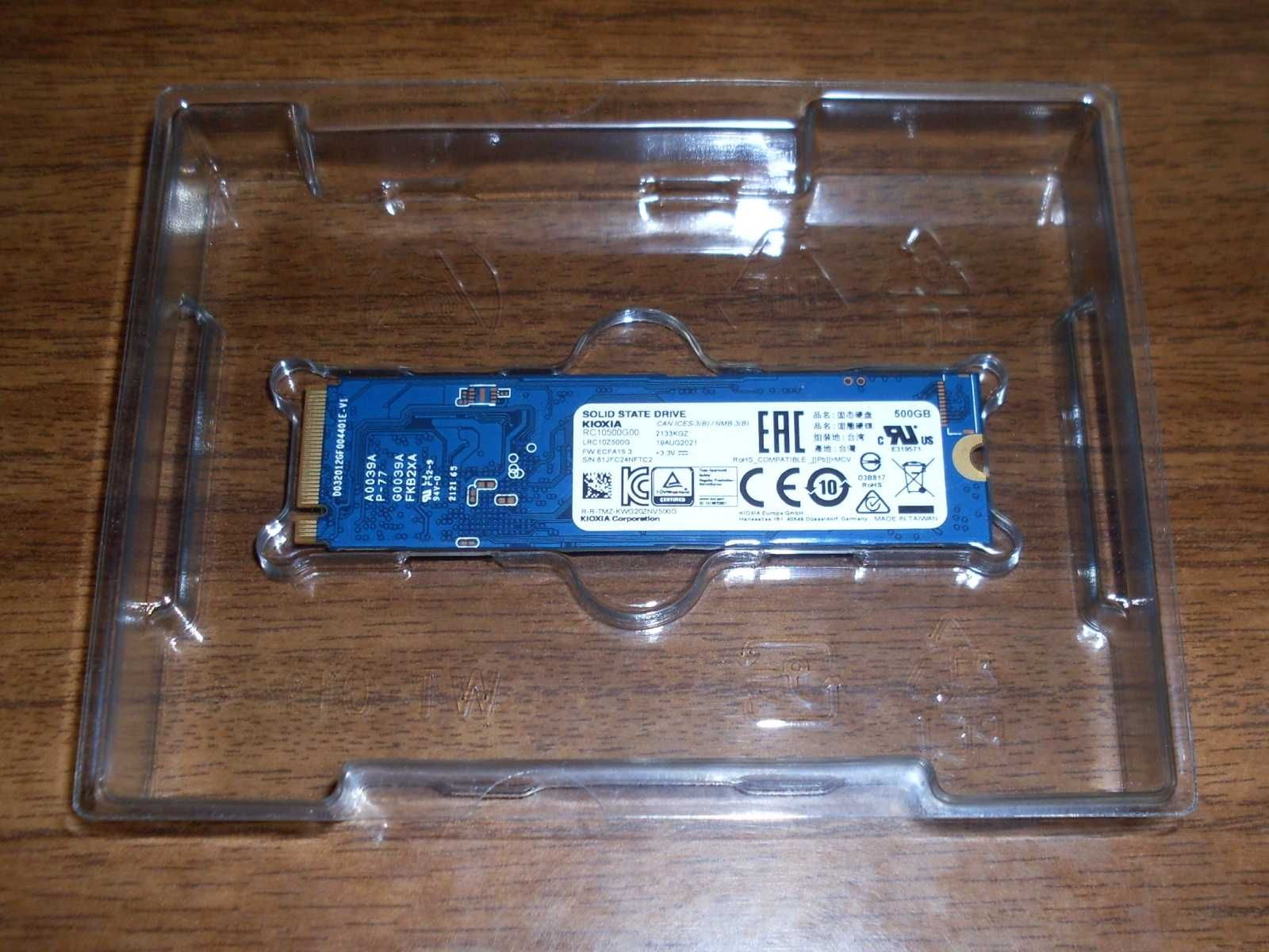 M.2 PCIe SSD накопичувач Kioxia Exceria 500 GB (LRC10Z500GG8)