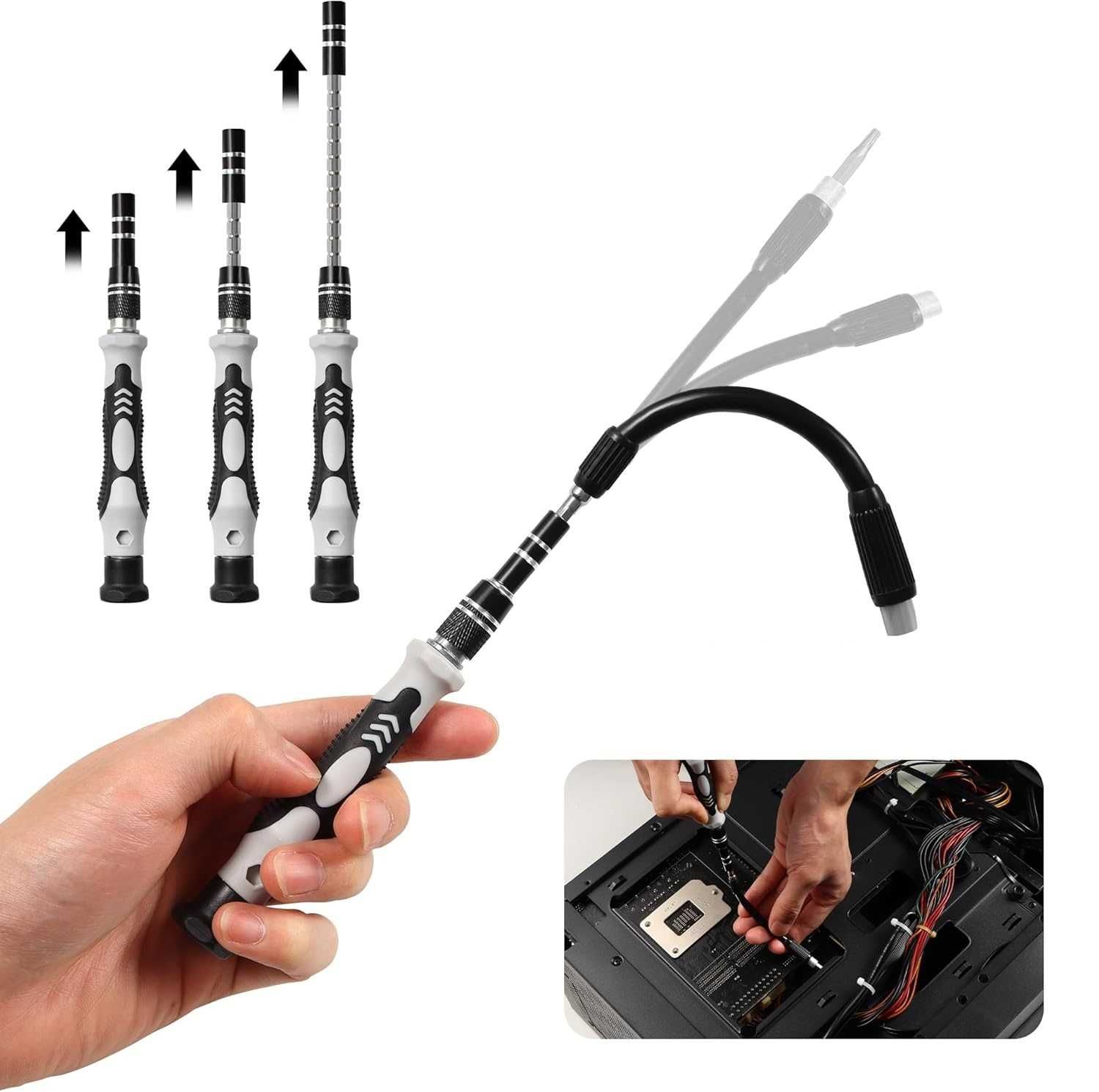 Zestaw śrubokrętów 118w1 precyzyjne wkrętaki TORX K-1309