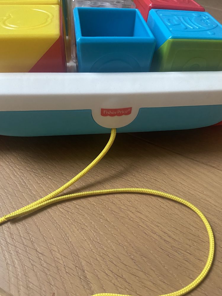 Fisher Price klocki aktywizujące wózek