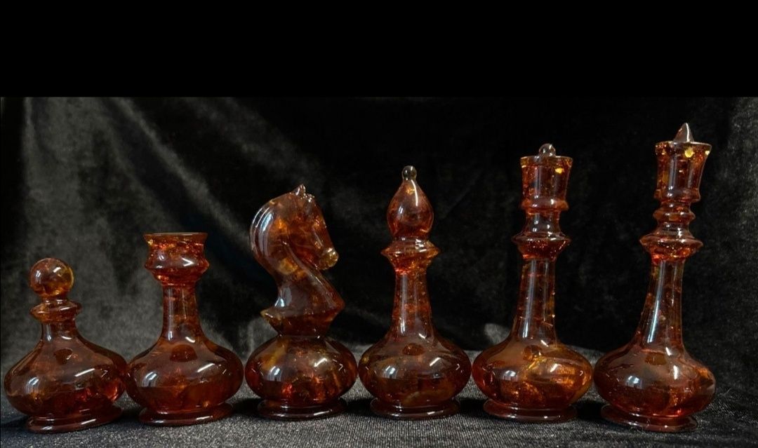 Штучно шахматы янтарные и др
