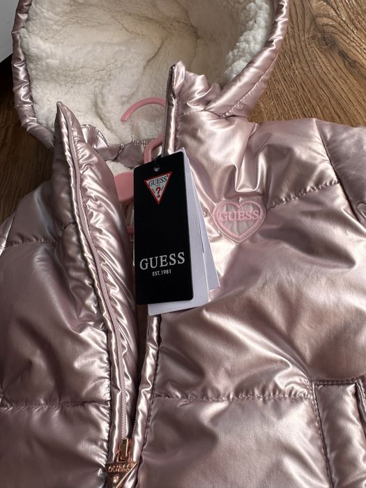 Kurta Guess 68 3-6m różowa NOWA z metką