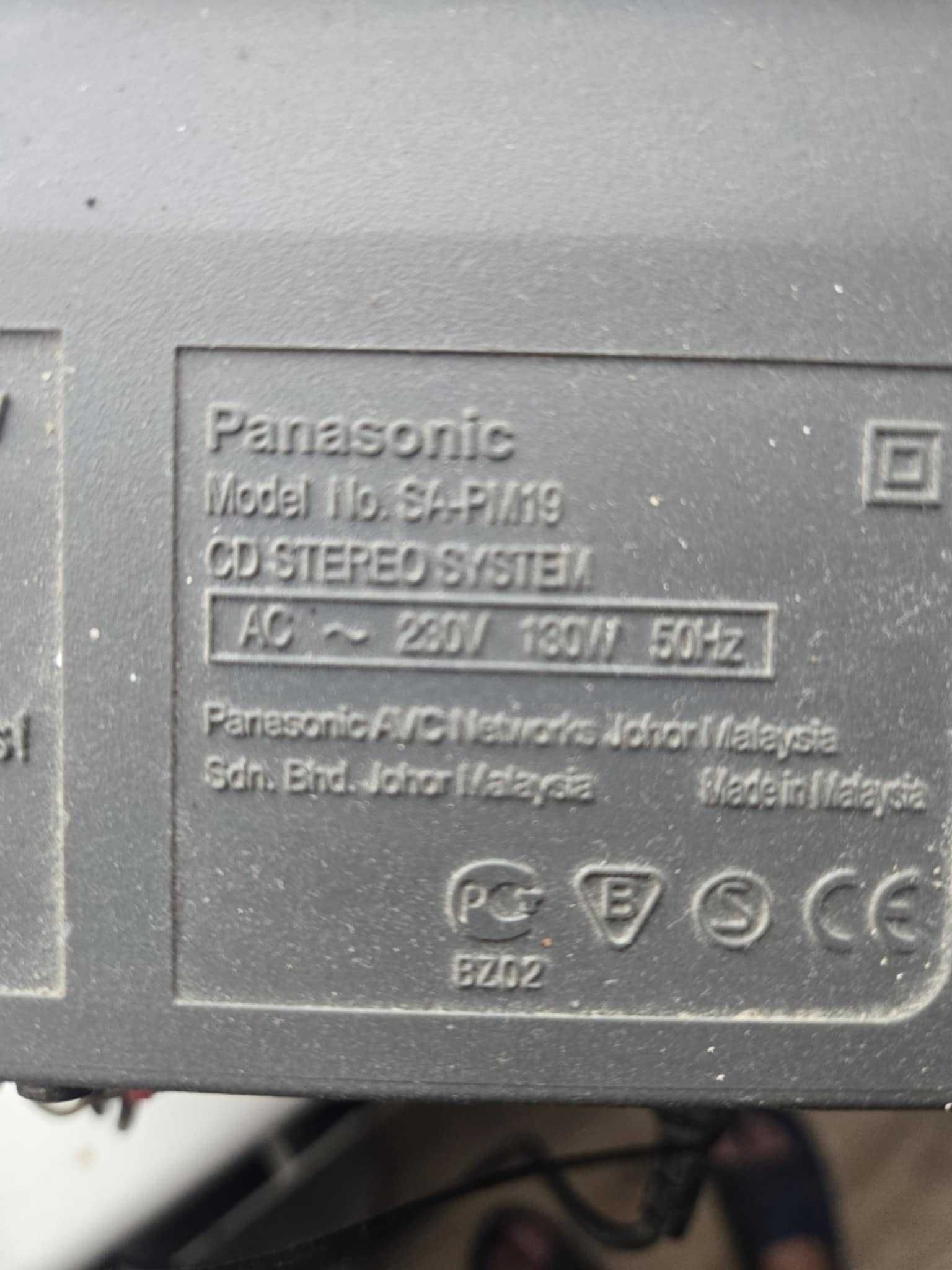 Micro Wieża Panasonic sa pm 19 - okazja !!!