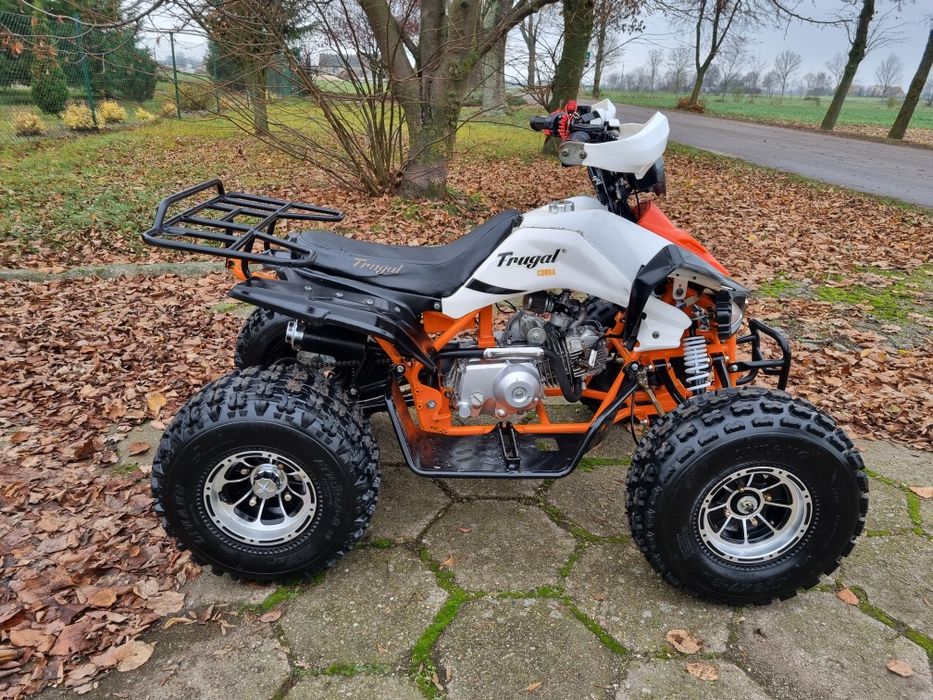 Quad Atv Frugal Cobra 125cc z wstecznym Koła 8 cali Super Stan !