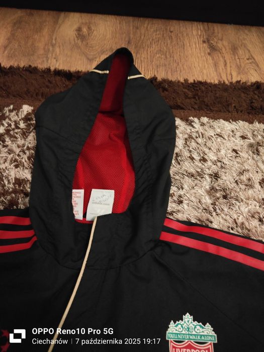 Kurtka wiatrówka Adidas roz. L Liverpool 2009/2010 edycja LM