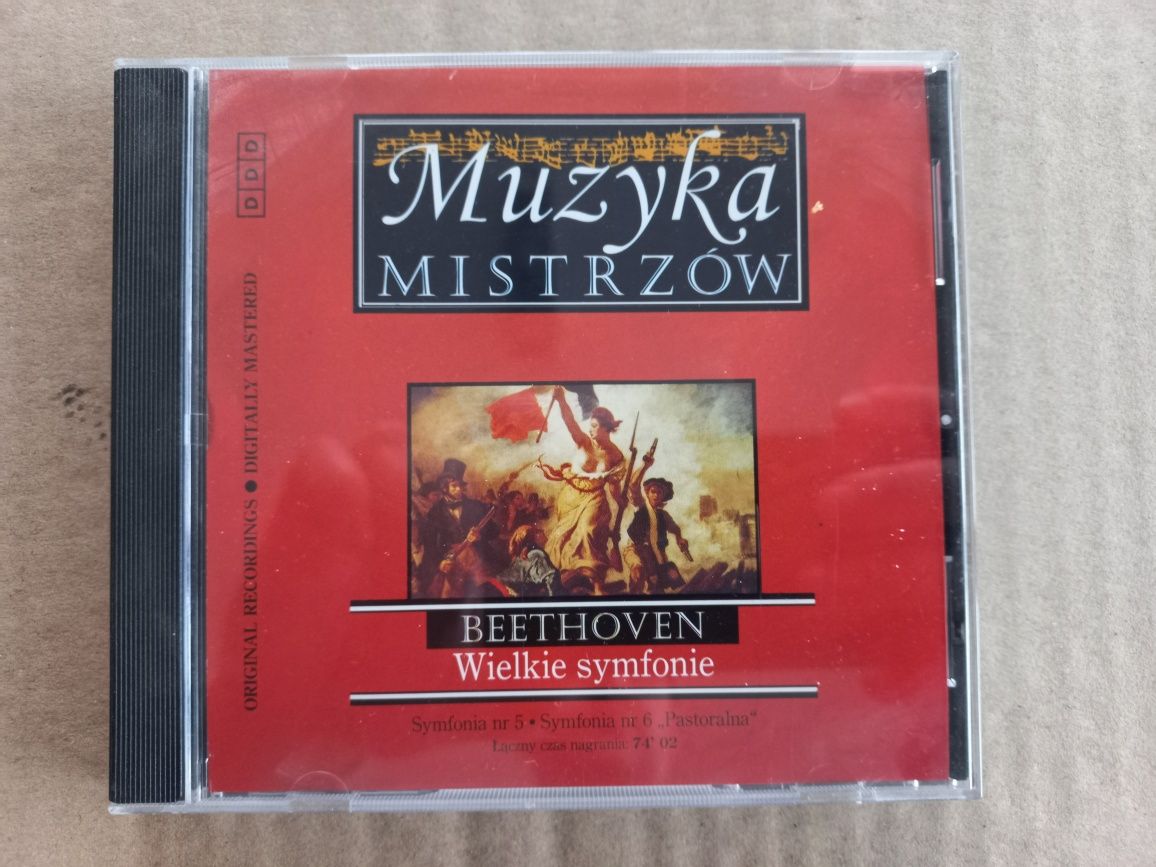 Muzyka Mistrzów Beethoven Wielkie symfonie płyta CD
