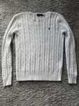 Biały Sweter Ralph Lauren z Bawełny Premium