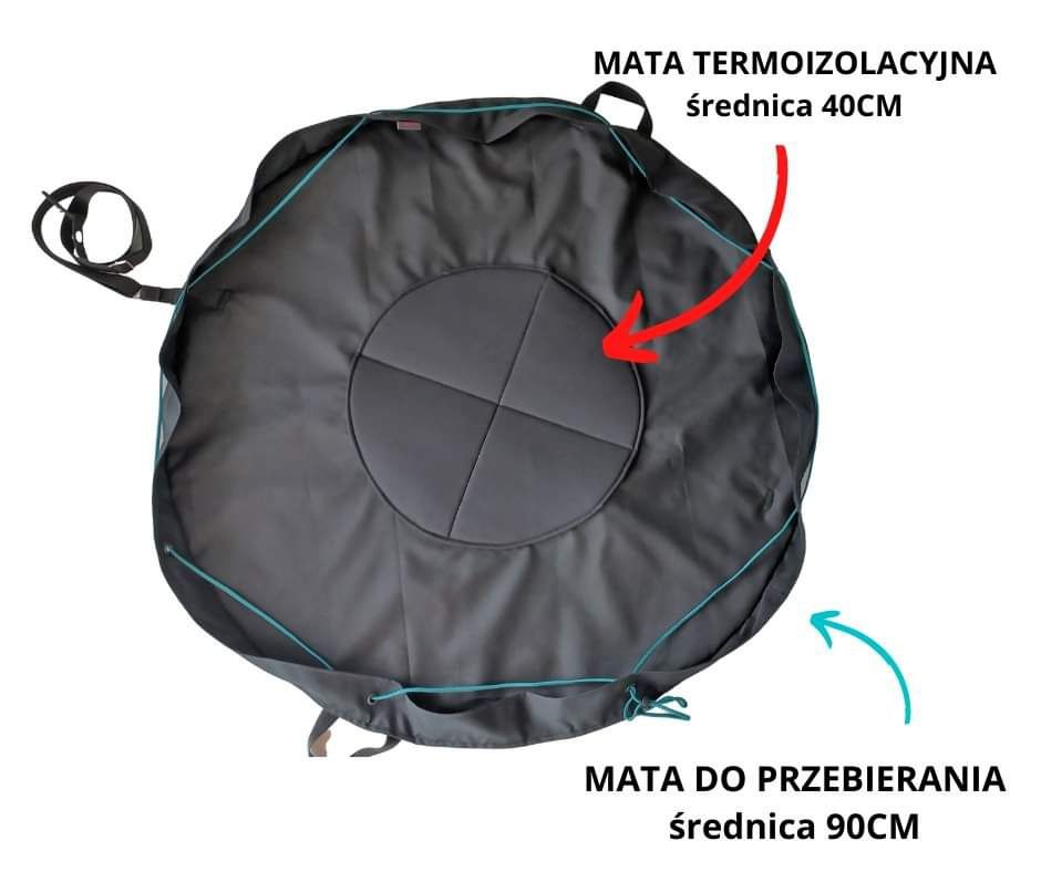 Mata/Torba do morsowania termo duża 90cm + mata small termo