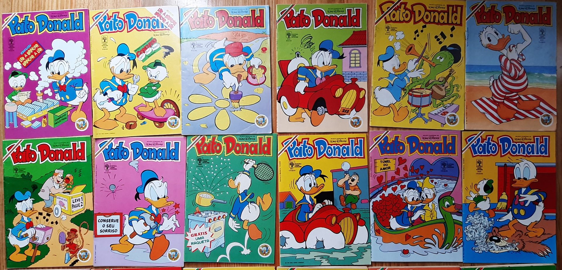 Revistas Disney Pato Donald novos números