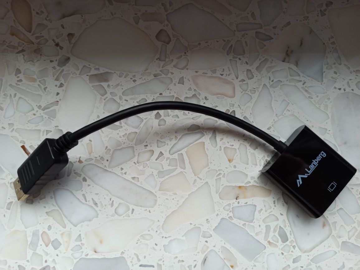 Adapter Displayport - VGA D-SUB, 20 cm LANBERG