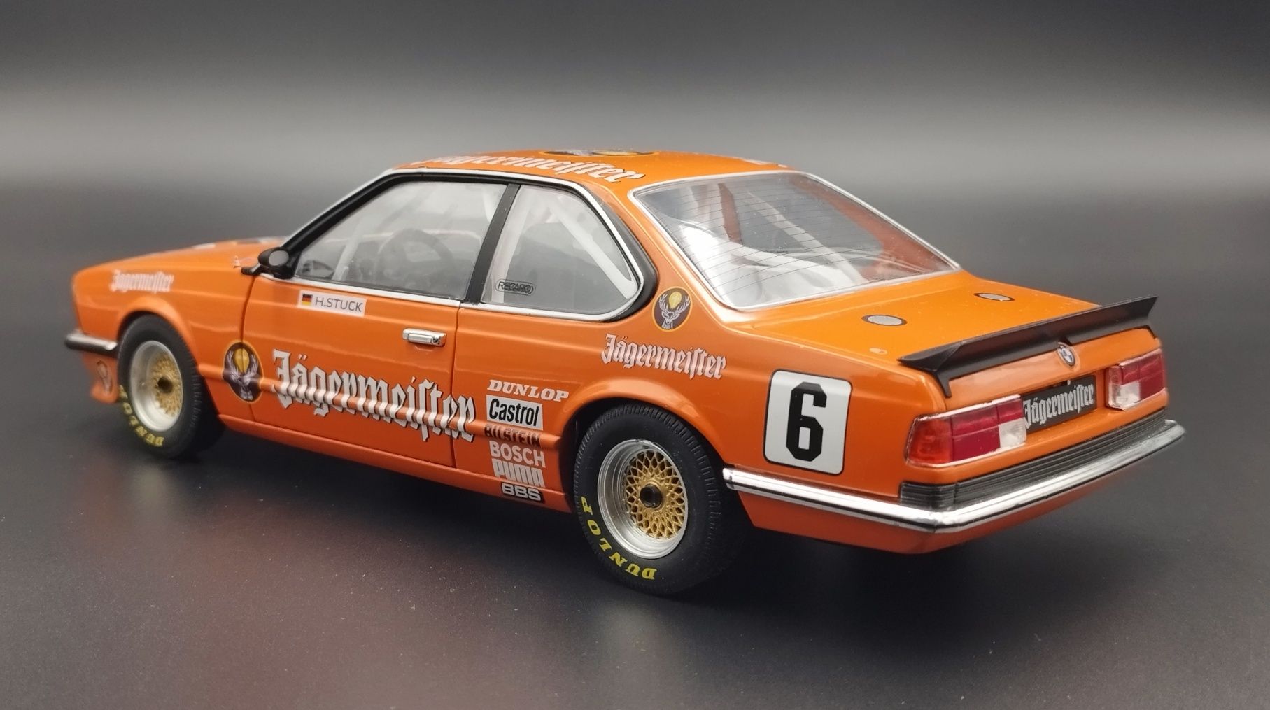 1:18 Solido 1984 BMW 635 CSI (E24) -  Jagermeister #6 H.Stuck model