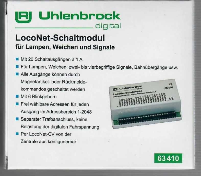 Uhlenbrock 63410 Moduł przełączający