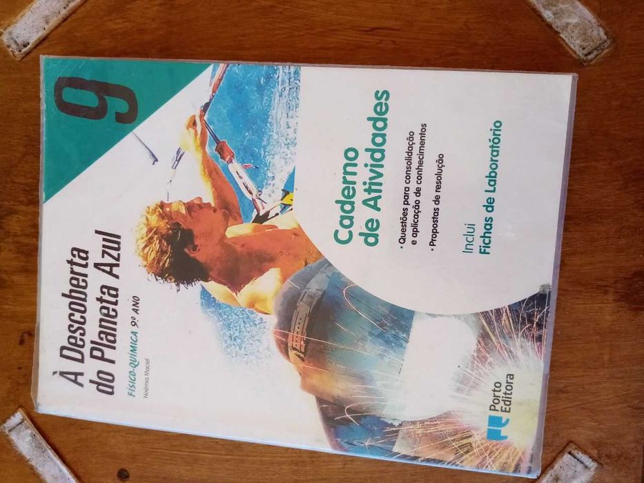 Caderno de Atividades 9ºano (frances, fq, ing, ciencias, hist, pt,mat)