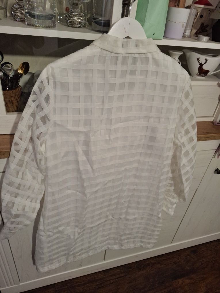 Nowa biała sukienka koszula L XL