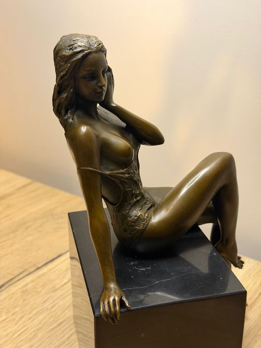 Фигура Скульптура Эротика Бронза Подпись