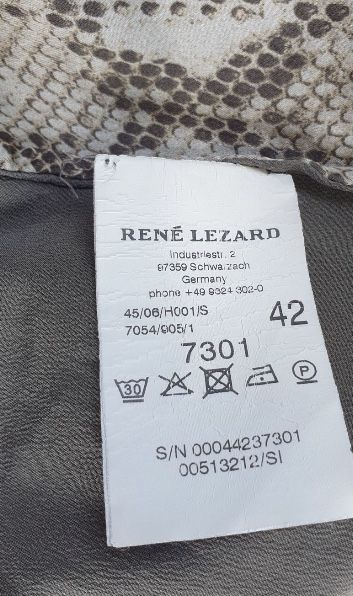 Bluzka jedwabna  Rene Lezard 42