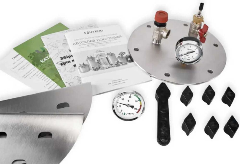 Автоклав з гарантією! ГАЗОВИЙ з НЕРЖАВІЙКИ на 16 півлвтрових баночок!