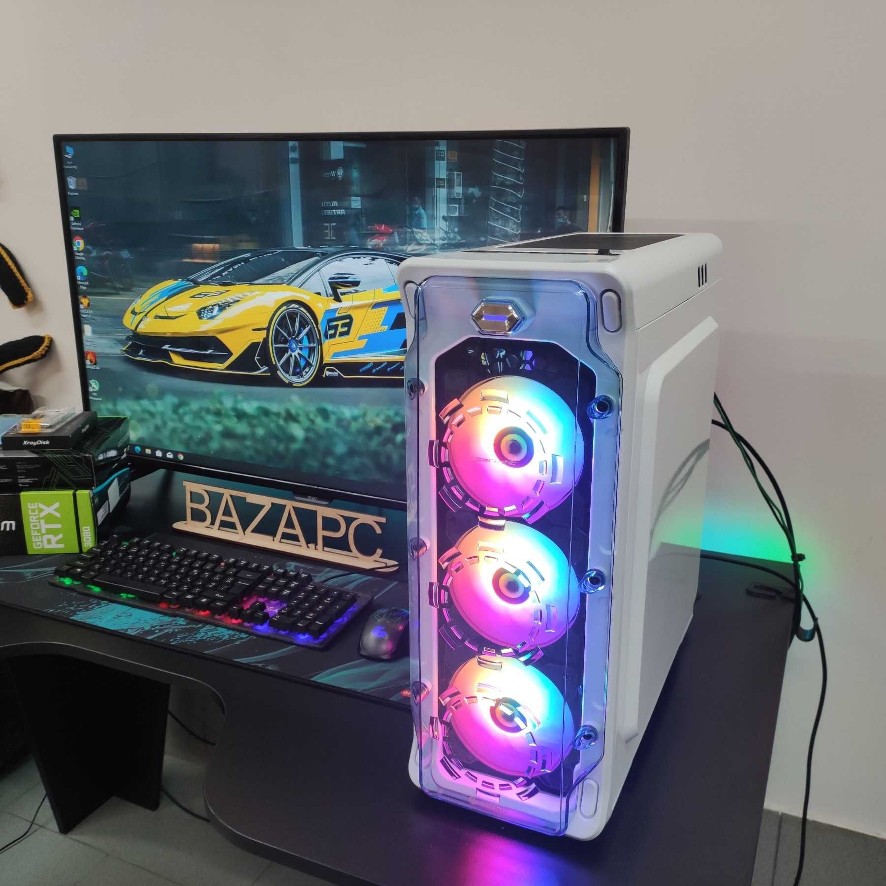 Компютер Новый Ryzen 5 5500, 32GB DDR4, Gainward RTX 3080, SSD 512GB