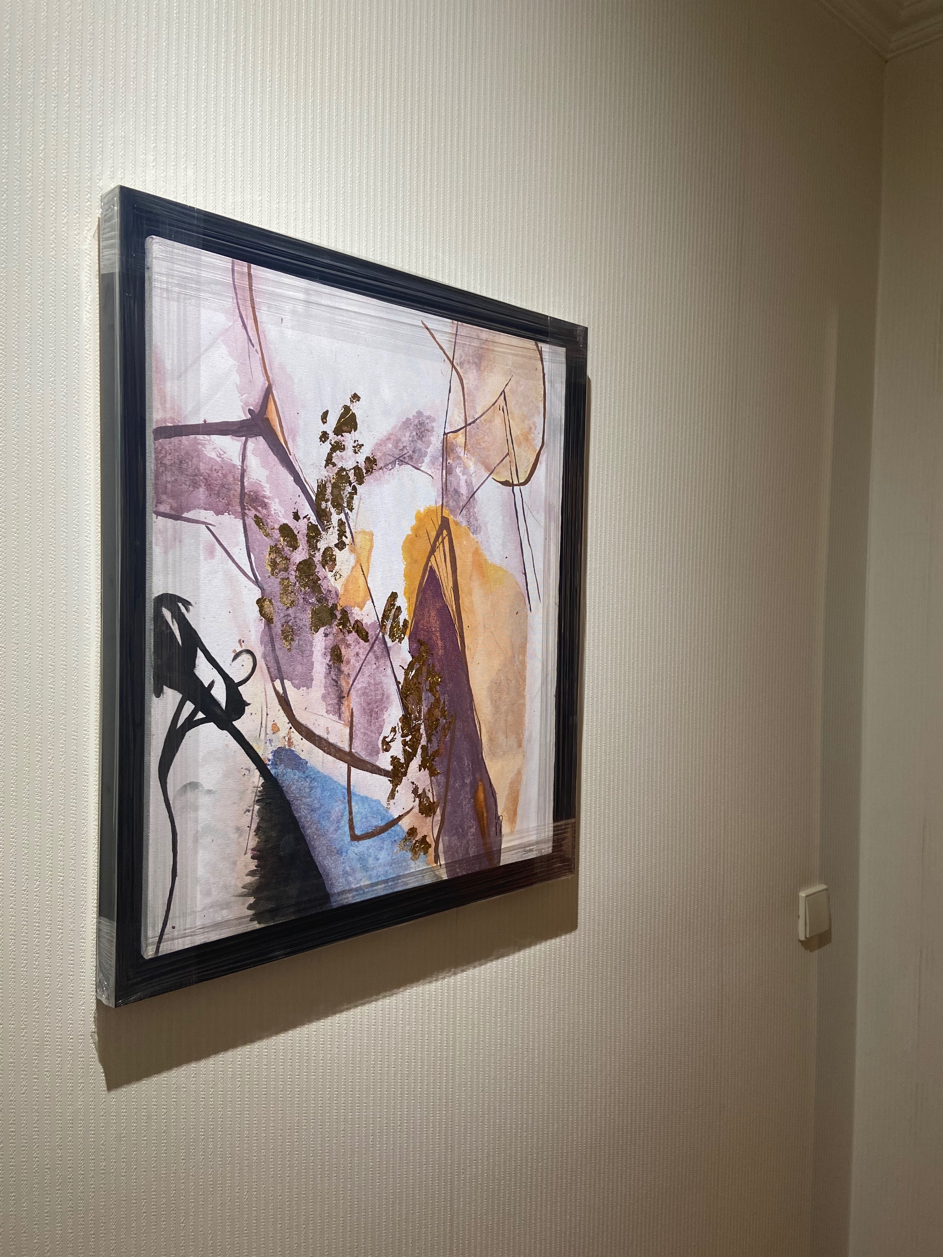 Quadro abstrato contemporâneo