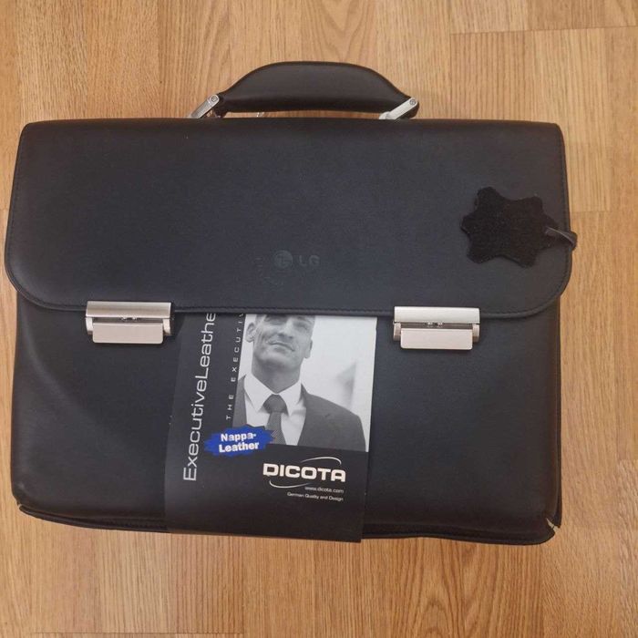 Нова шкіряна ексклюзивна чоловіча сумка-портфель Dicota LG