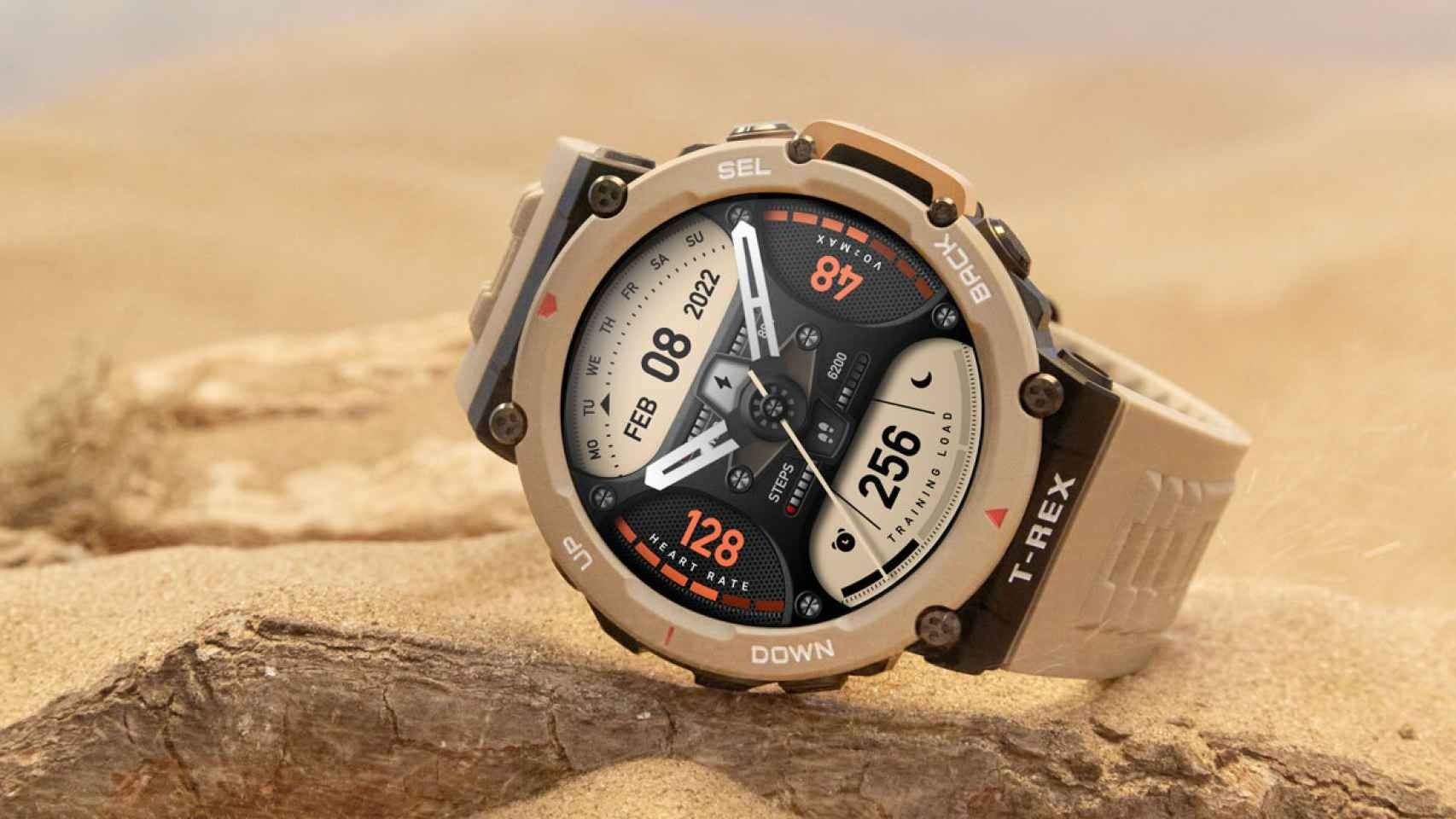 Смарт часы Amazfit T-Rex 2 Desert Khaki