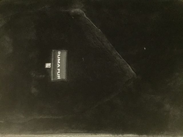 Мужская натуральная дубленка с норковым воротником черная