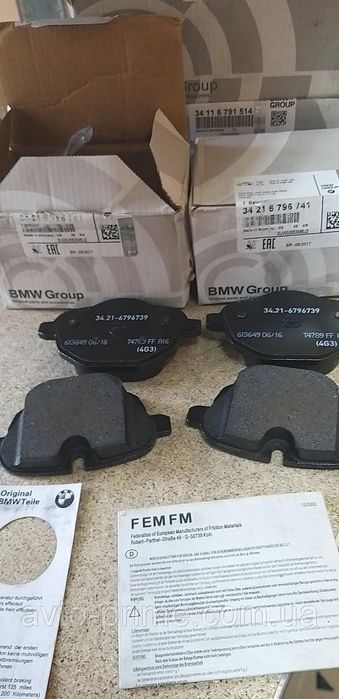 Тормозные Колодки BMW X5 X6 E70 BMW 5 E60 F10 BMW 7-series Mini Cooper