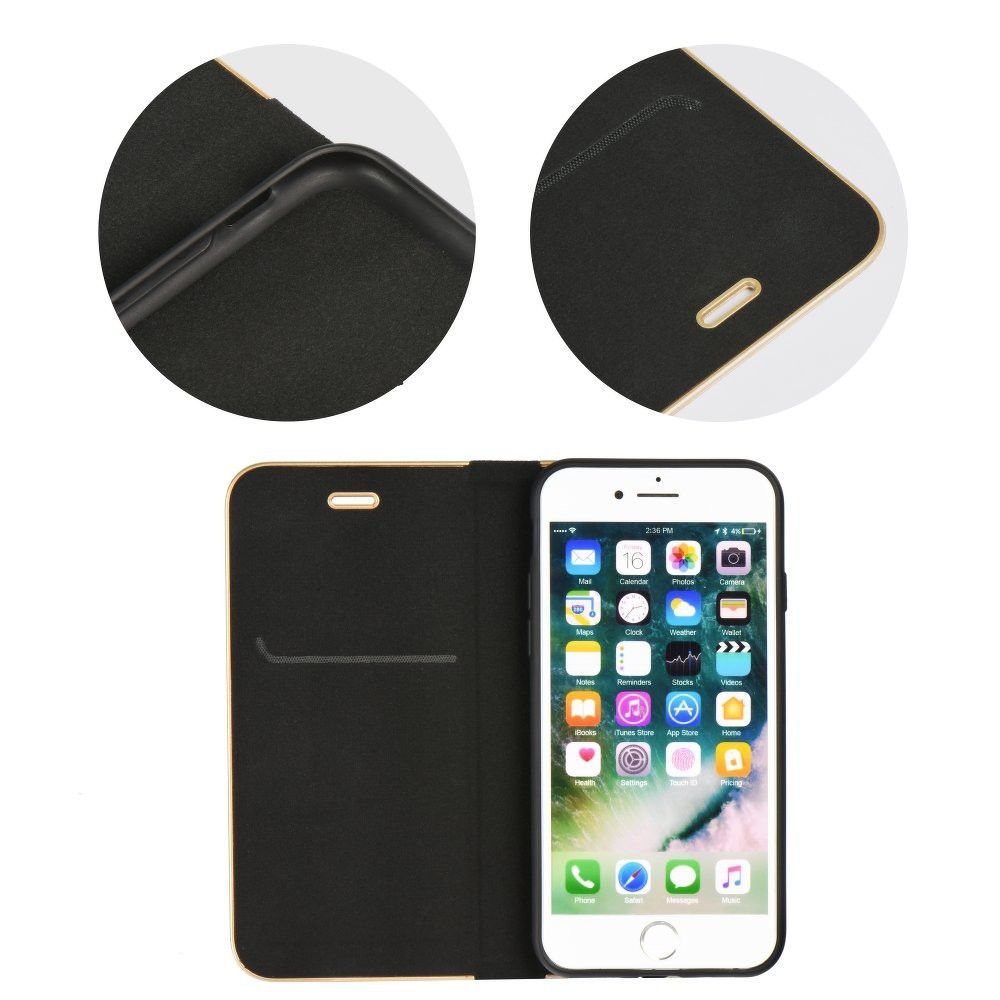 Etui Luna Book Xiaomi Redmi Note 8 Black Gold