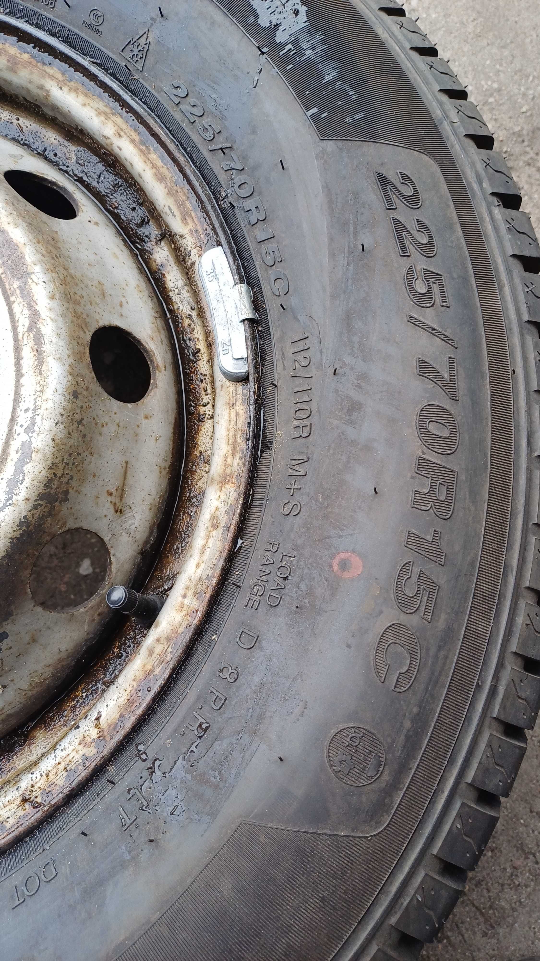 Koło zapasowe Ducato Boxer Jumper 5x118 225/70 R15C