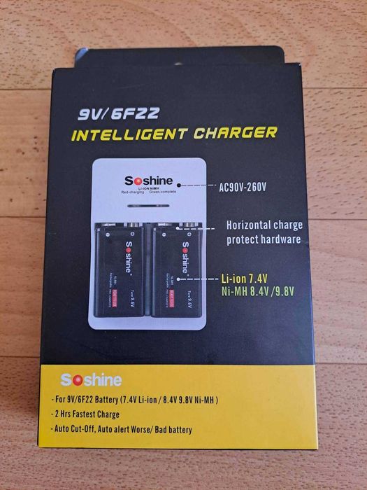 Зарядний пристрій для акумуляторів крона 9V 6F22