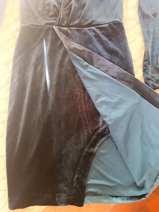 Бархатне велюрове котельне плаття