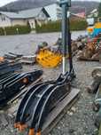 NOWY Hard Life- Kciuk hydrauliczny pazur hak chwytający łapa dociskowa chwytak do koparki fi80mm.