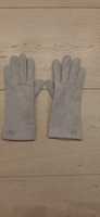 Rękawiczki damskie zamszwowe S