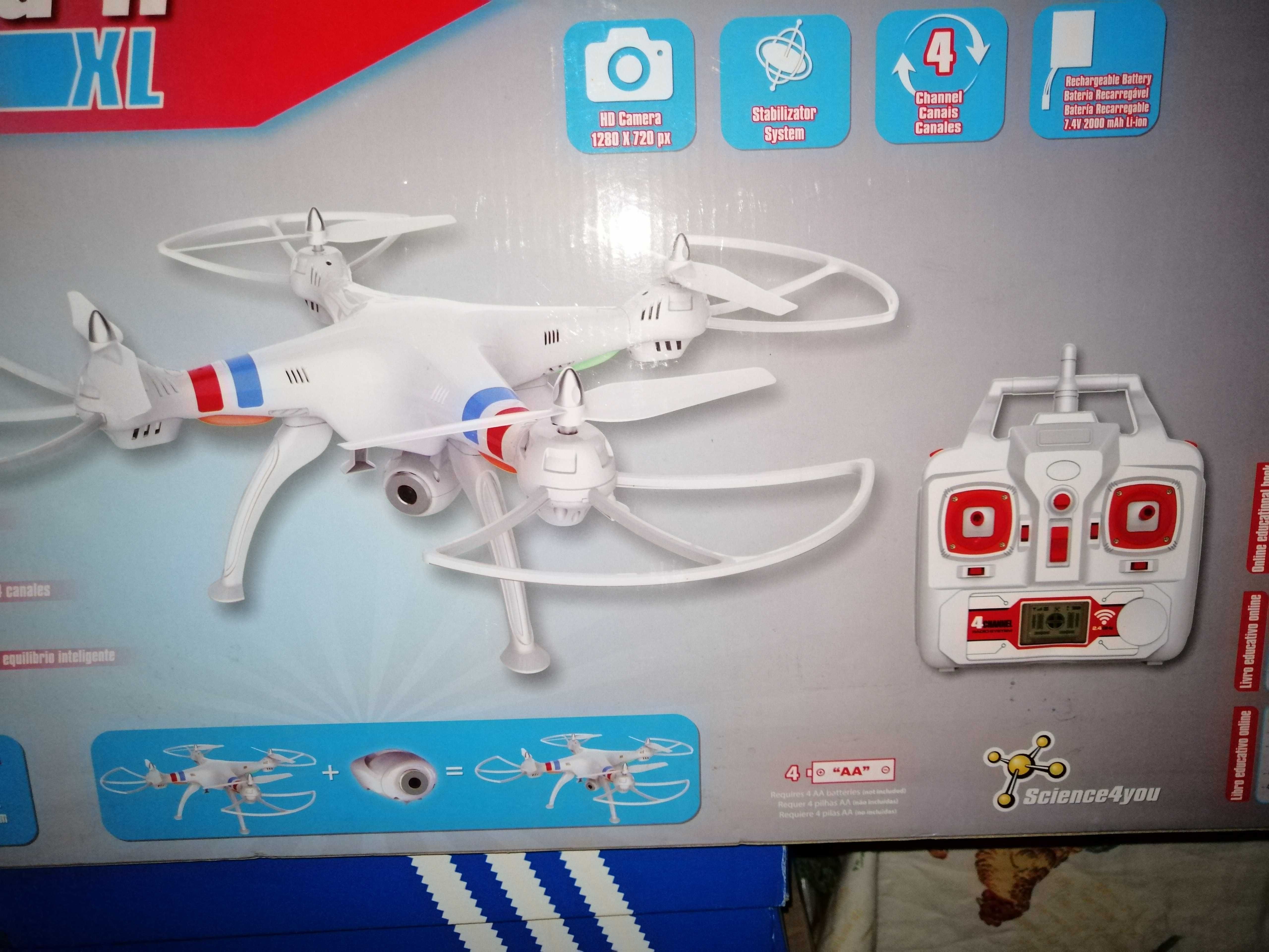 Drone 4you II XL Novo com câmera