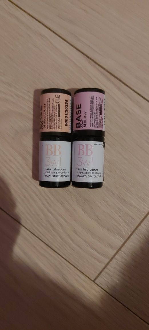 Eveline lakiery hybrydowe 3 in 1, 2 szt