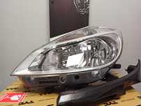 Renault Clio III 05- Reflektor/Lampa przód lewy /H7+H7